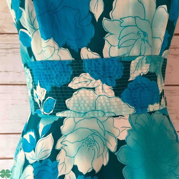 Donna Ricco Floral Sleeveless Dress Size 8 - Picture 6 of 10